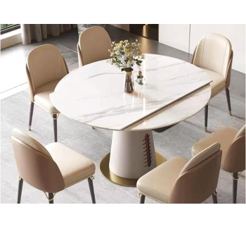 CZ17Extendable Sintered Stone Dining Table