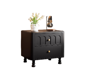 CTG01Solid Wood Retro Nightstand