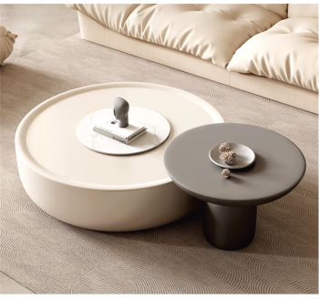 CJ23Creamy Style Sintered Stone Coffee Table