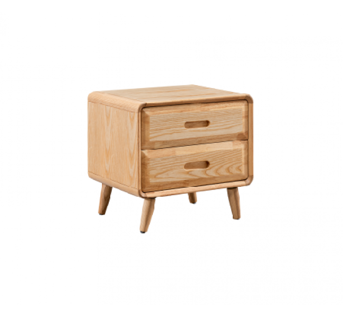 CTG06Log-Style Nightstand