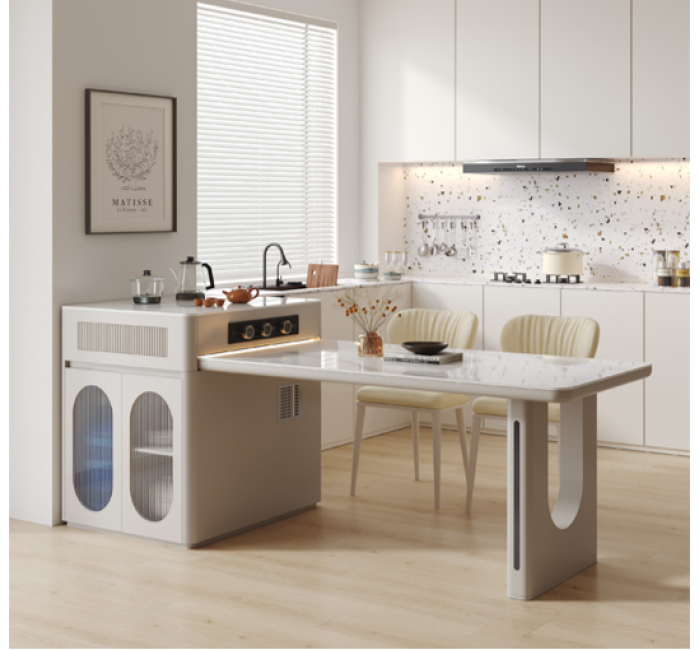 1581#Extendable Island Countertop