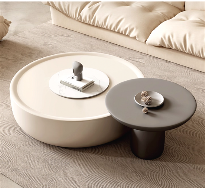 CJ23Creamy Style Sintered Stone Coffee Table