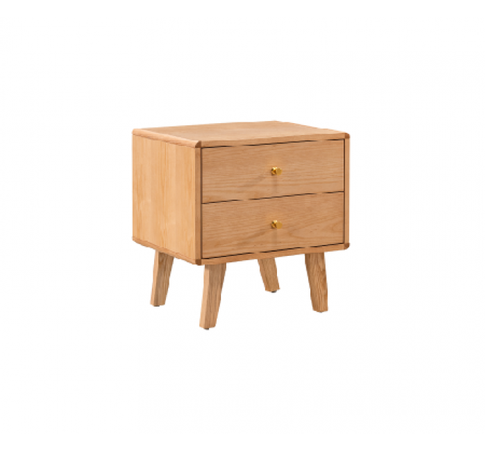 CTG03Log-Style Nightstand