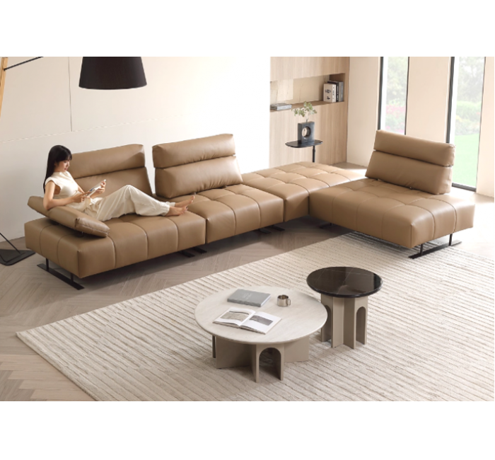 SF09Leather Italian-Style Minimalist