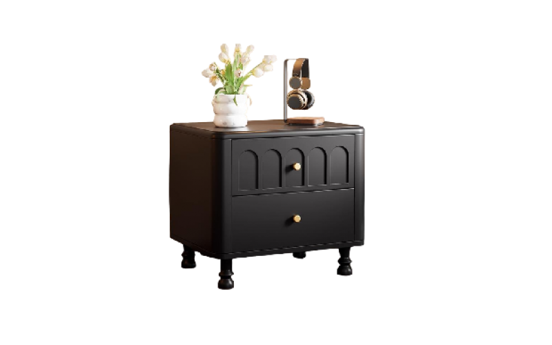 CTG01منضدة سرير كلاسيكية من الخشب الصلب