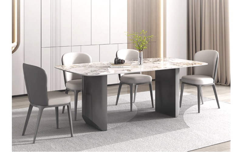 CZ13طاولة طعام من الحجر الصناعي