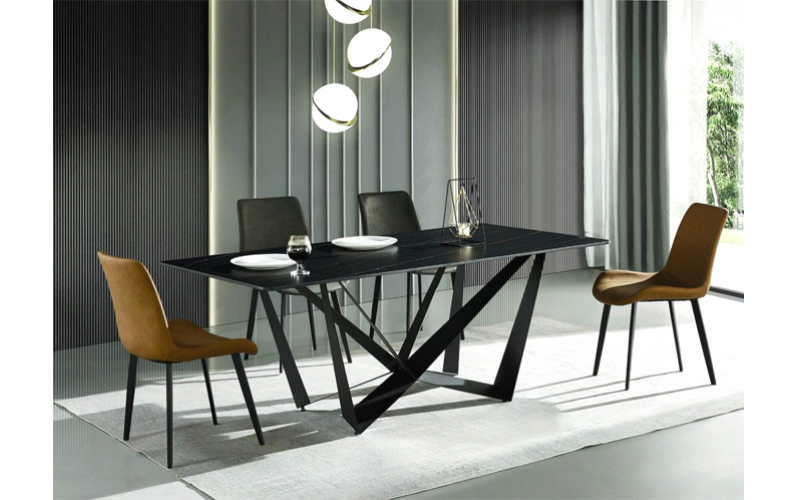 CZ10طاولة طعام من الحجر الصناعي