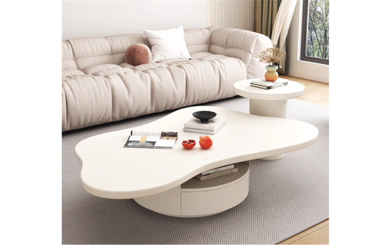 CJ17طاولة قهوة بالطابع الكريمي