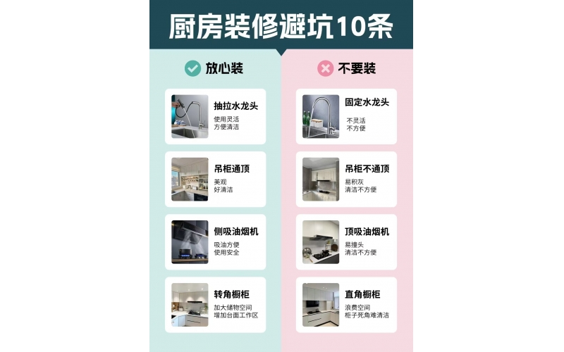厨房装修避坑10条！