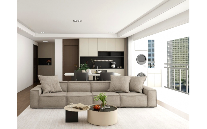 奶白撞黑餐边柜✨颜值收纳双封神❗️